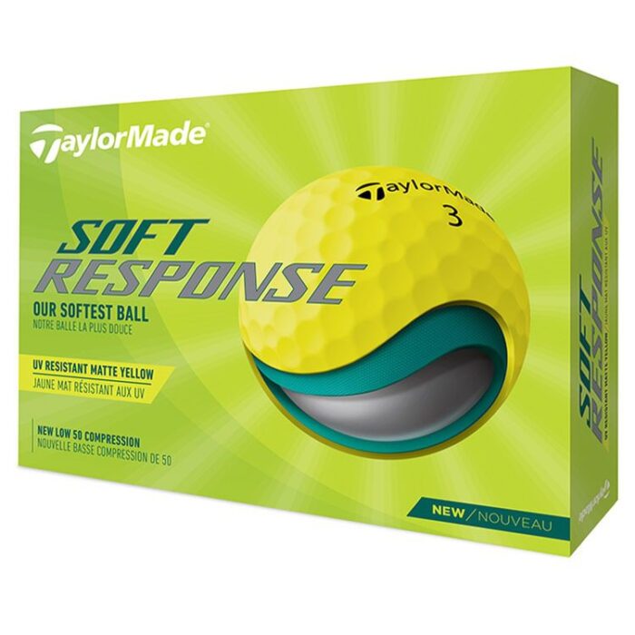 TaylorMade Soft Response Golf Balls 2022 – Yellow (12 Balls) – Peter ...