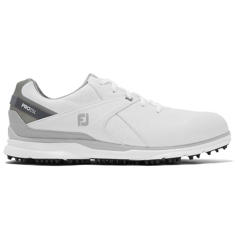 Footjoy Pro SL Mens Golf Shoes White/Grey – Peter Field Golf Shop