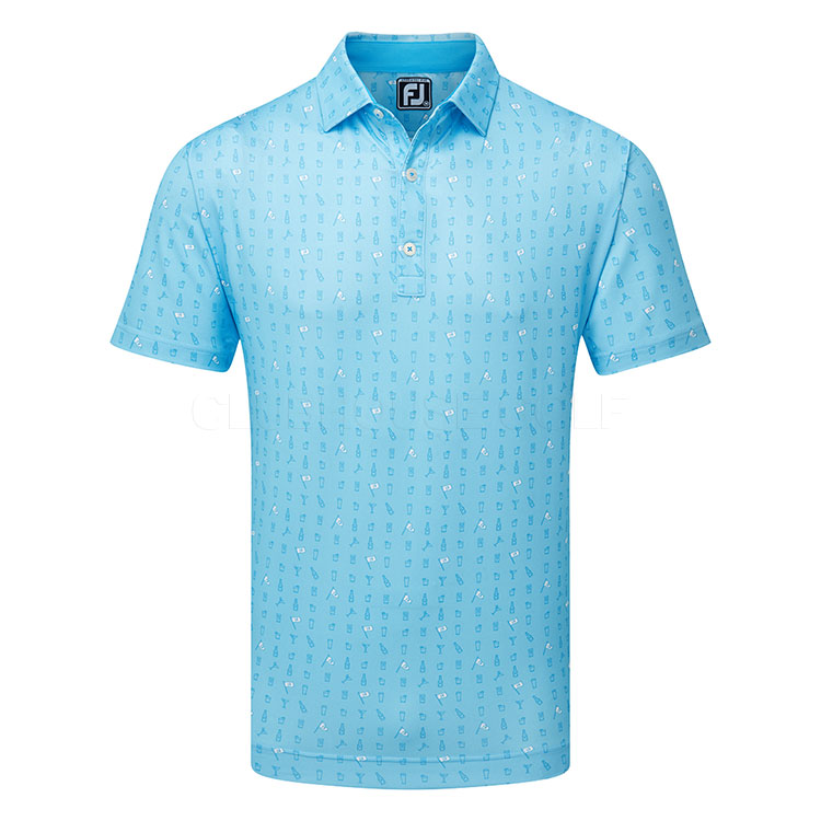 FootJoy The 19th Hole Lisle Golf Polo Shirt – Blue Sky – Peter Field ...