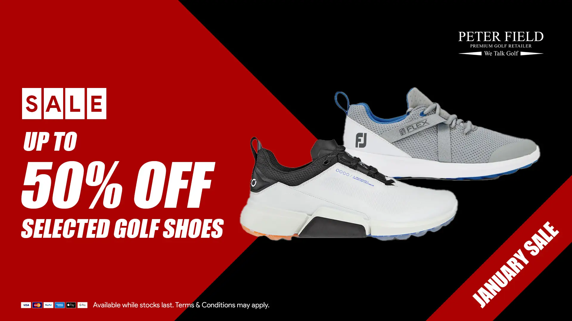 50% OFF SELECTED GOLF SHOES copy