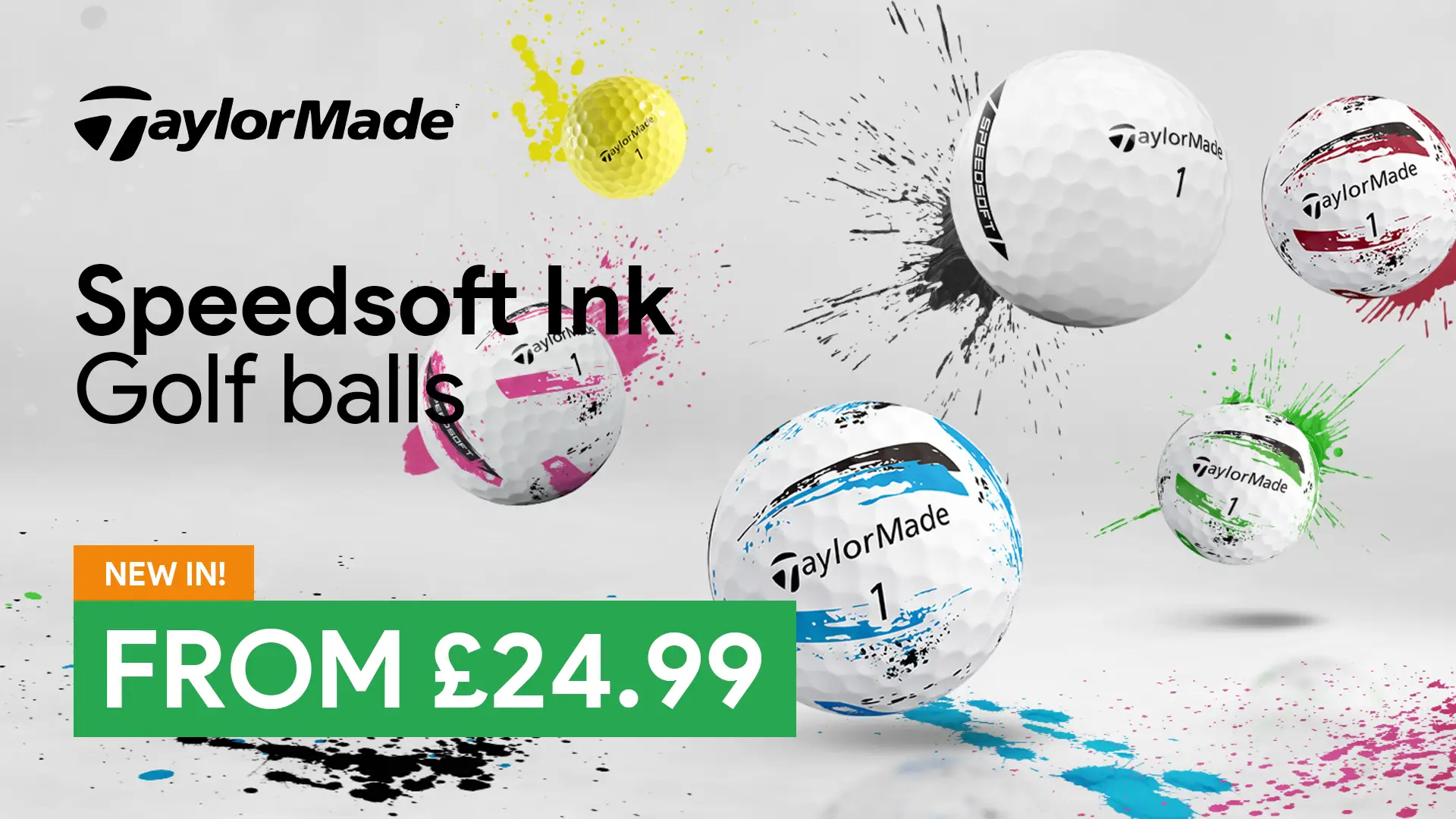 TaylorMade Speedsoft Ink Golf Balls