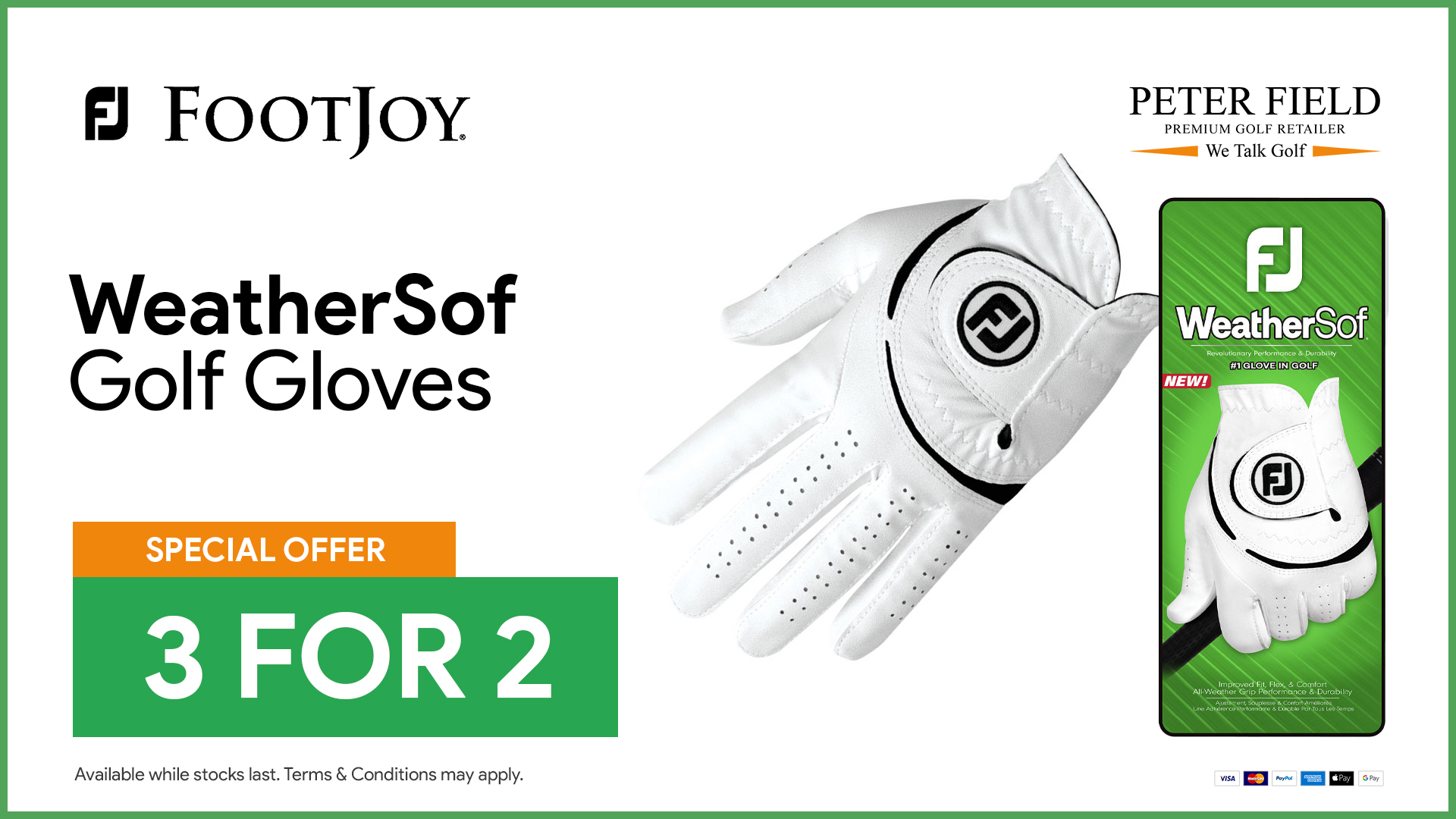 FootJoy Weathersof 3-for 2