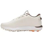 Under Armour Drive Fade 2 SL Golf Shoes - Stone/Metallic Silver - Image 2