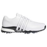 Adidas Tour 360 Golf Shoes - White/Black/Lucid Ray Blue